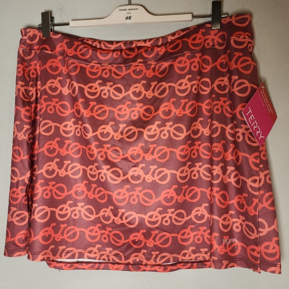 NWT Terry Bicycles Mixie Skirt Size XXL Pull On‎ Linerless Versitile Coverup